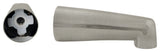 7" Tub Spout for Copper Pipe, Satin Nickel