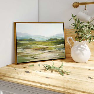 "Loyal Daydreamers" - A Serene Valley Scene for Modern Home Decor