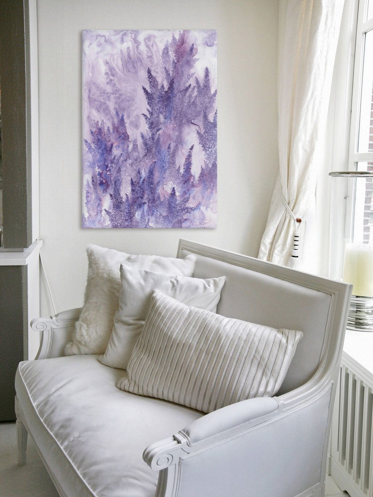 "Enigma" Painting Print on Wrapped Canvas, 30x45