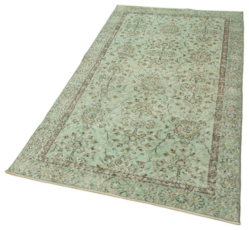 Rug N Carpet - Handwoven Turkish 3' 6" x 6' 6" Over-dyed Small Area Rug