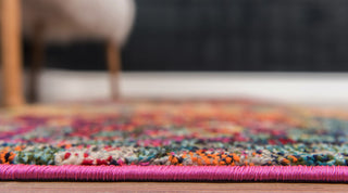 Unique Loom Multicolored Jardin Ivy 2' 0 x 6' 0 Runner Rug