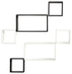 Nearly Natural 7098 15" Modern Wall Art Decor Floating Shelves, 6-Piece Set