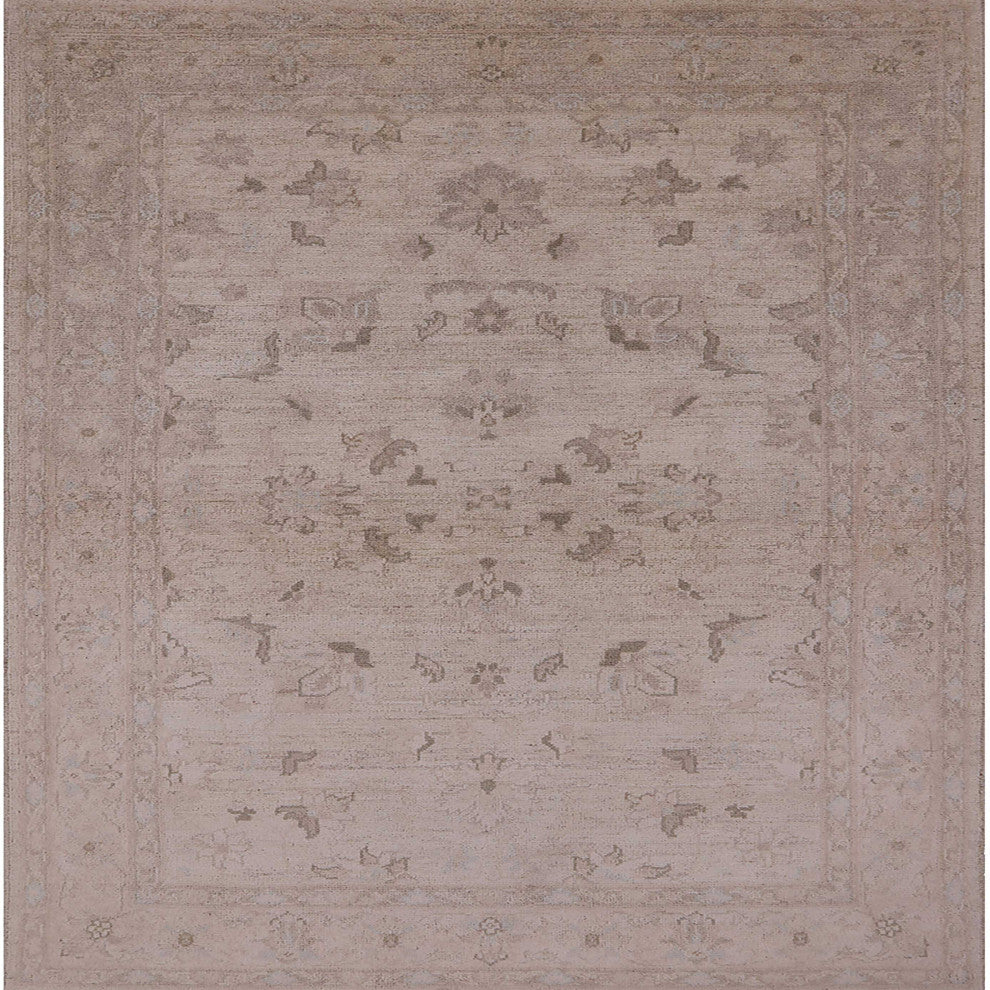 Ahgly Company Indoor Square Mid-Century Modern Area Rugs, 7' Square