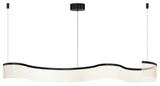 ET2 E24775-133 Sonata 59"W LED Abstract Chandelier - Black