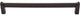 Meadows Edge Square Appliance Pull 12" (c-c) - Oil Rubbed Bronze