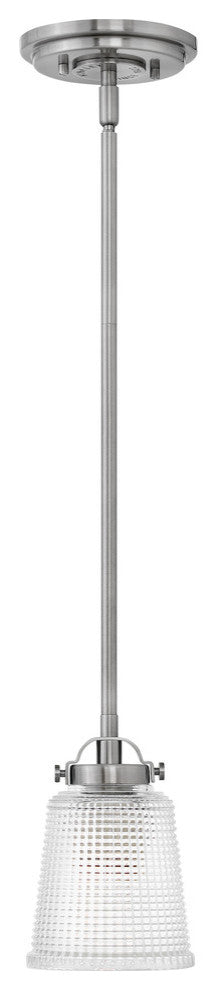 Hinkley Bennett Bath Small Pendant, Polished Antique Nickel