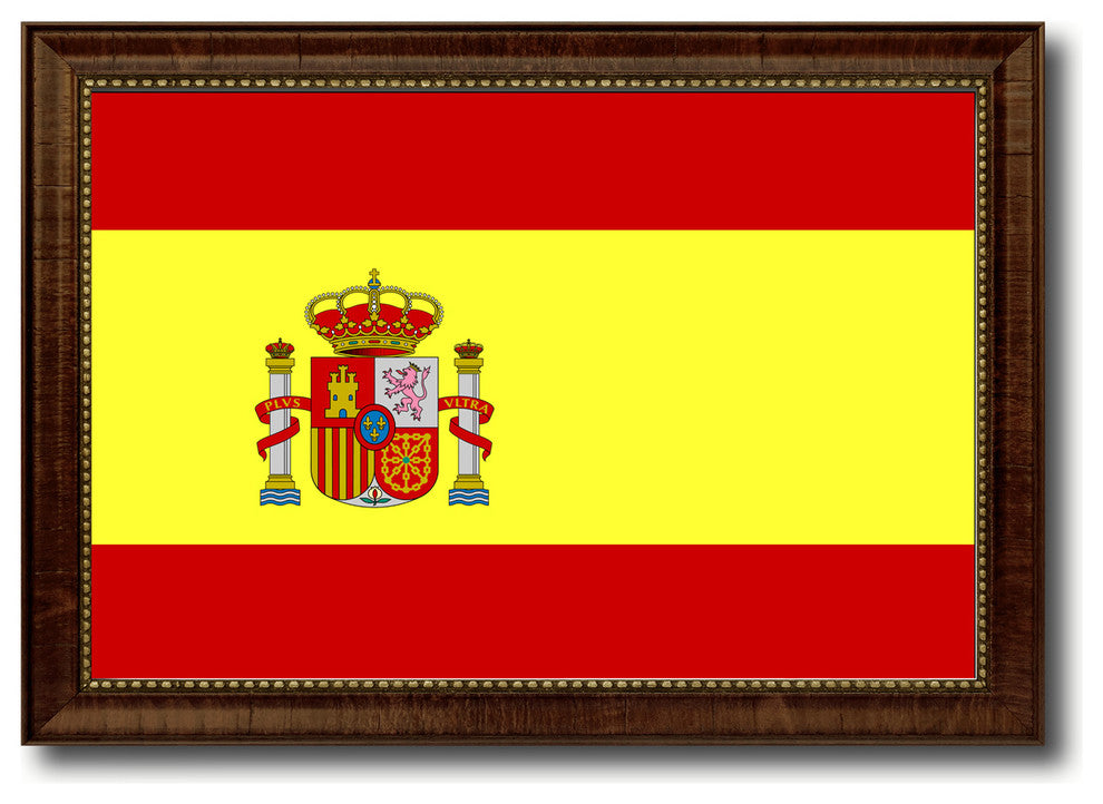 Spain Country Flag Canvas Print, 27"x39"