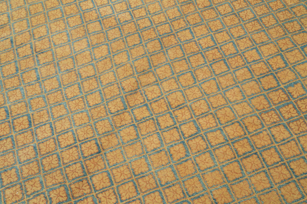 Rug N Carpet - Handwoven Oriental 8' 1" x 9' 11" Unique Oushak Area Rug