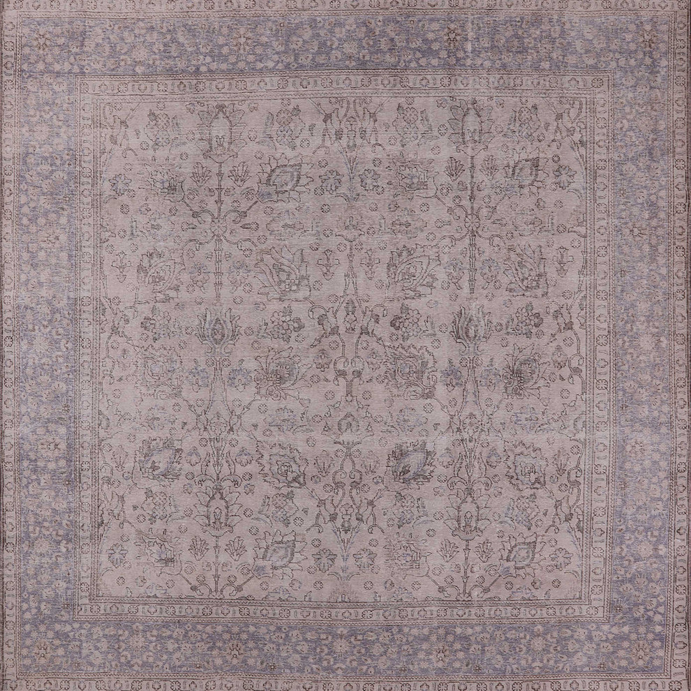 Ahgly Company Indoor Square Mid-Century Modern Area Rugs, 7' Square