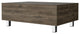 Boston Top Coffee Liftable Table, Dark Brown