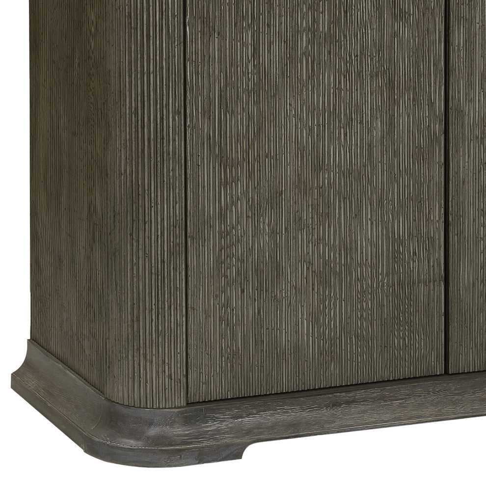 Reeded 2 Door Accent Chest with Shelves by Pulaski Furniture