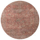 Ahgly Company Indoor Round Mid-Century Modern Area Rugs, 6' Round