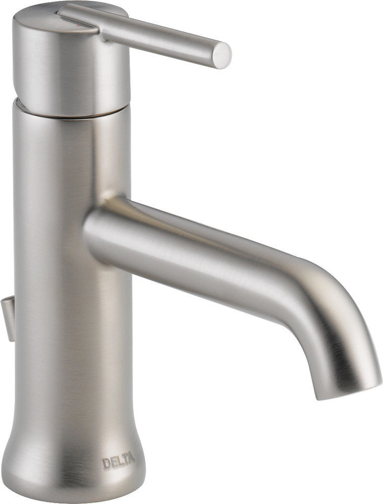 Delta Trinsic Single Handle Bathroom Faucet, Stainless, 559LF-SSMPU