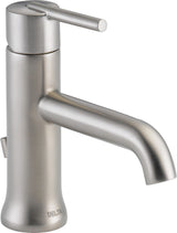 Delta Trinsic Single Handle Bathroom Faucet, Stainless, 559LF-SSMPU