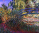 Claude Oscar Monet A Path along the Water-Lily Pond Gallery Wrapped Canvas Print