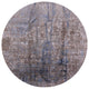 Ahgly Company Indoor Round Mid-Century Modern Area Rugs, 5' Round