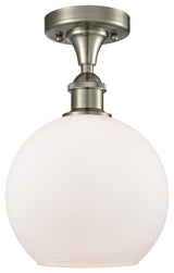 Innovations Lighting 516-1C-SN-G121-8 Athens 1 Light 8" Semi-Flush Mount