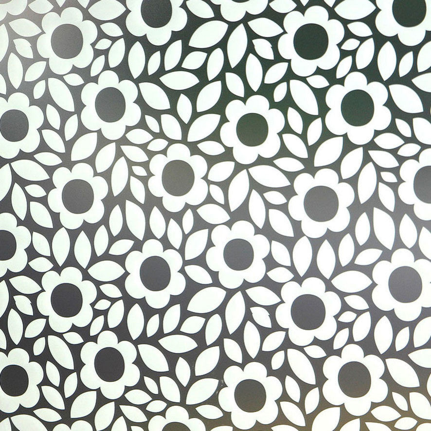 Field Of Daisies Privacy Window Film, Large 48"x84"