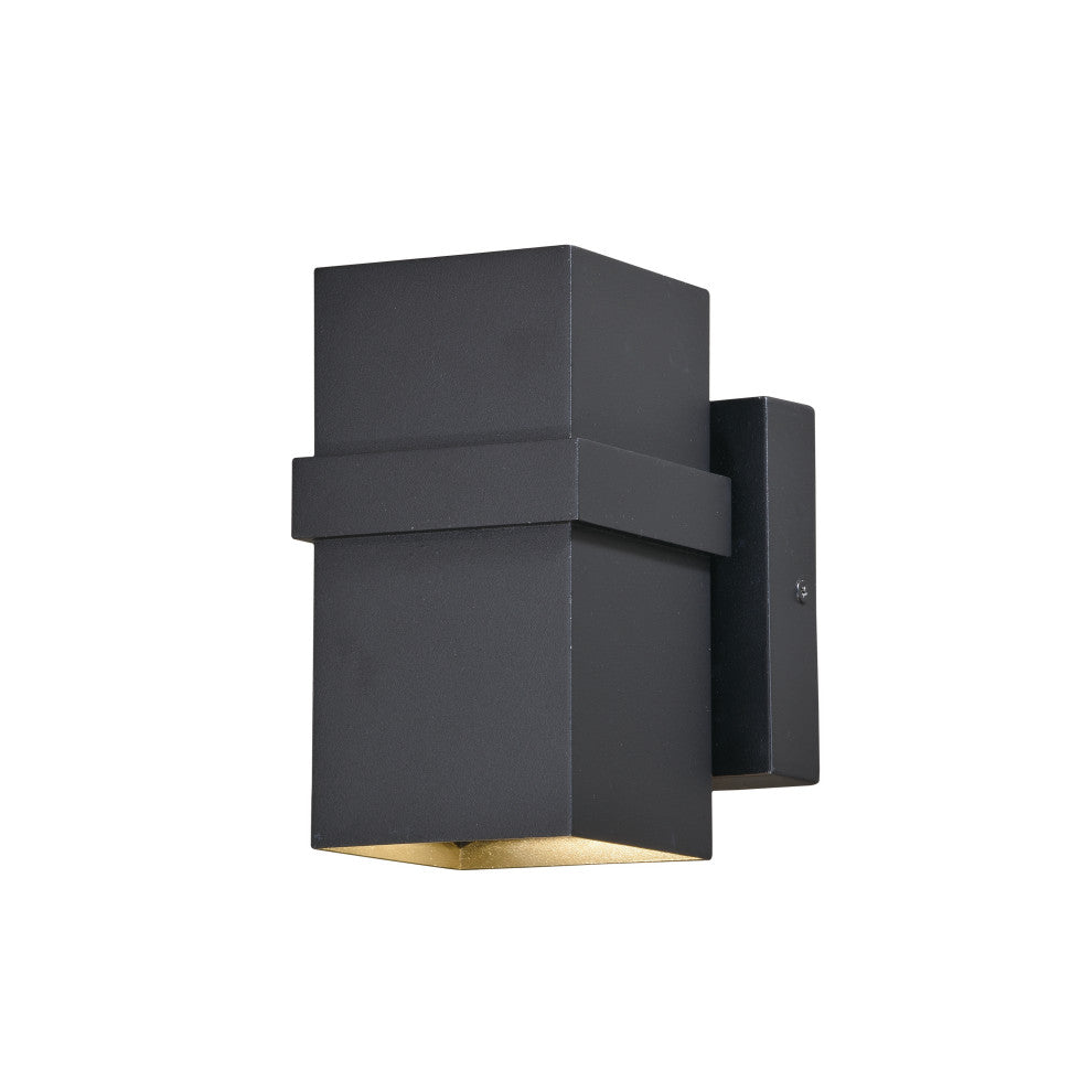 Lavage 4" LED Outdoor Wall Light Textured Black