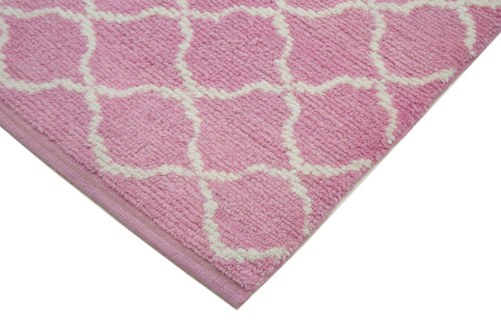 Rug N Carpet - Handmade One-of-a-Kind 3' 1" x 12' 0" Moroccan Runner Rug