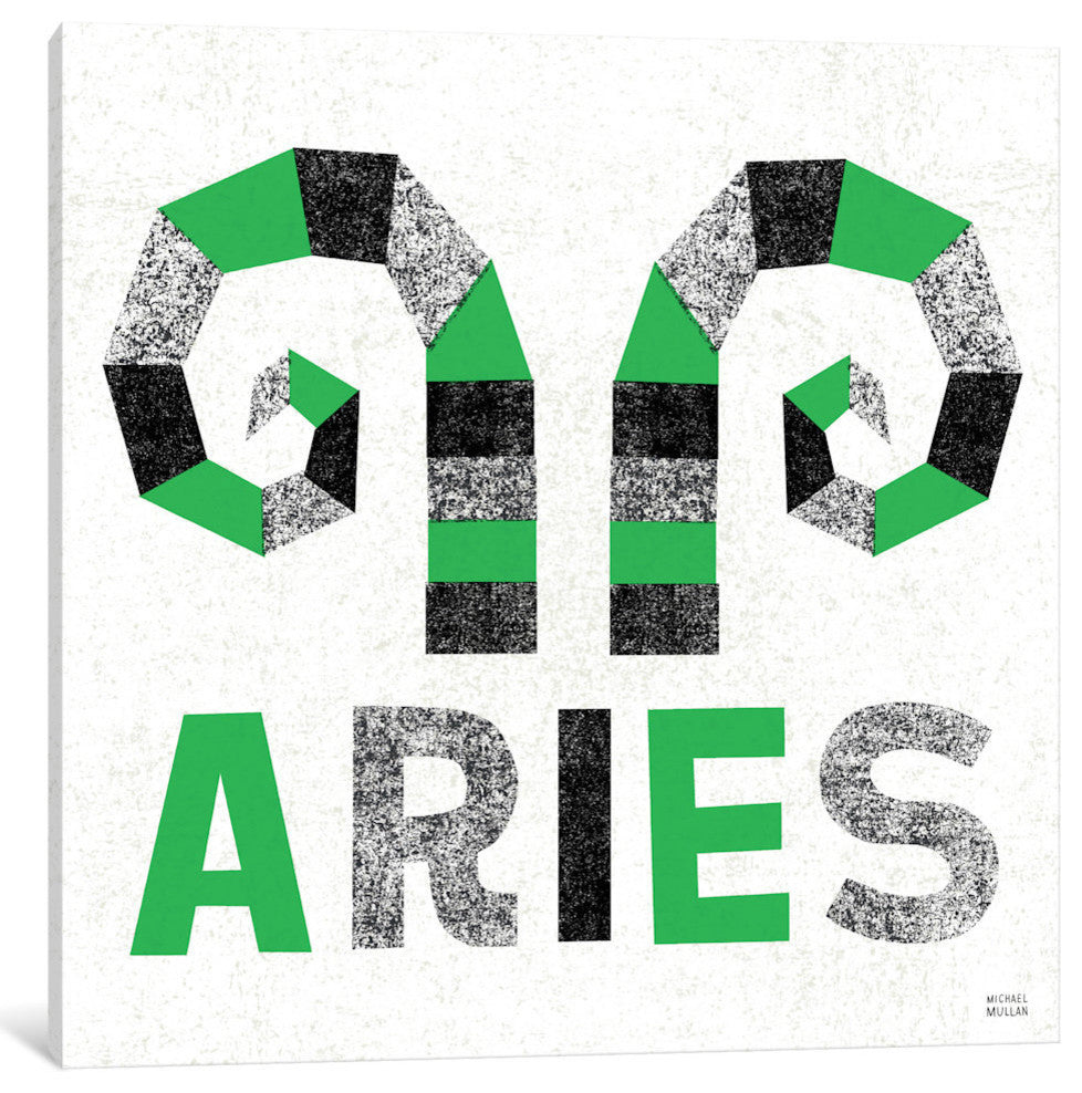 "Zodiac Aries" by Michael Mullan, 26x26x1.5