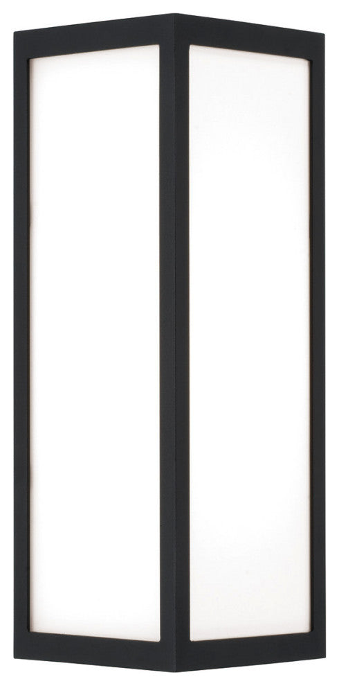 Capital Lighting 954711-LD Irvin 15" Tall LED Outdoor Wall Sconce - Black