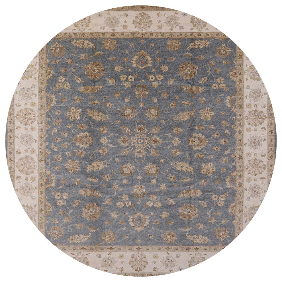 Ahgly Company Indoor Round Mid-Century Modern Area Rugs, 5' Round