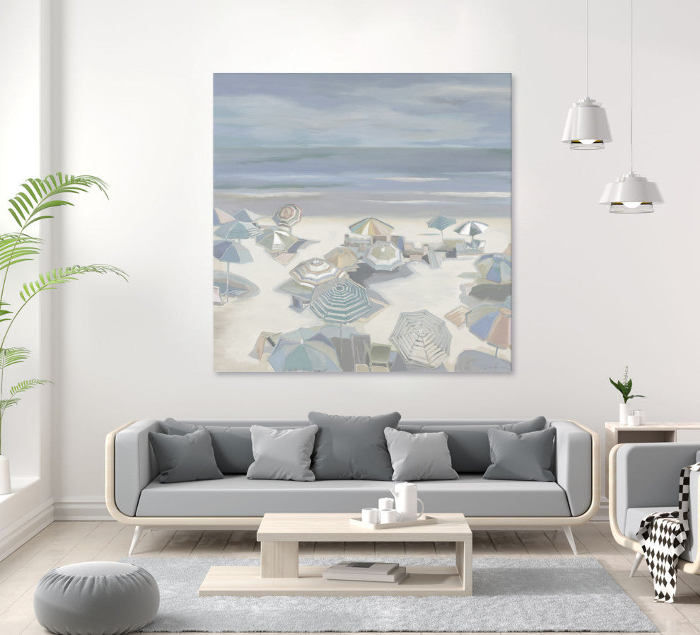 Beach Party - 84 x 84 by Liz Jardine