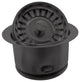 3-Bolt Mount Style Extra-Deep Disposal Flange And Strainer, Powder Coated Black