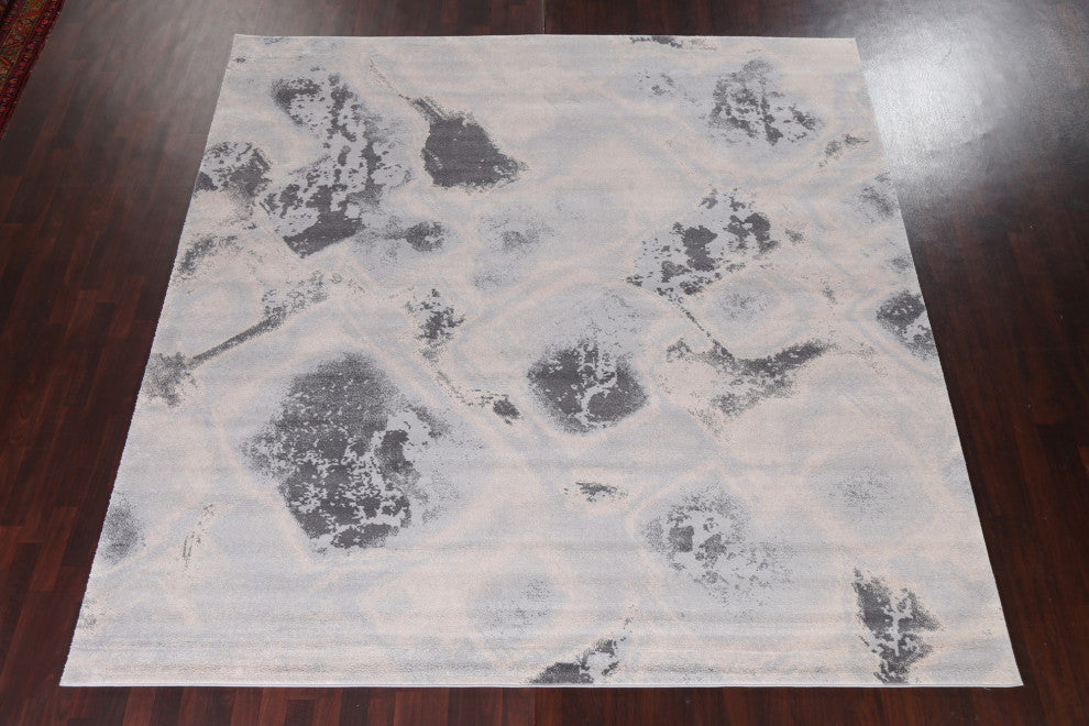 Turkish Abstract Transitional Oriental Rug Contemporary Carpet 10x10