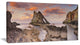 "Bow Fiddle Rock Scotland" Seashore Canvas Art, 32"x16"
