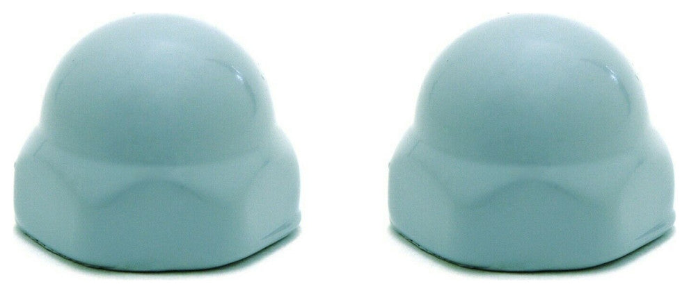 Gerber Color Replacement Ceramic Toilet Bolt Caps - Set of 2 - Regal Blue