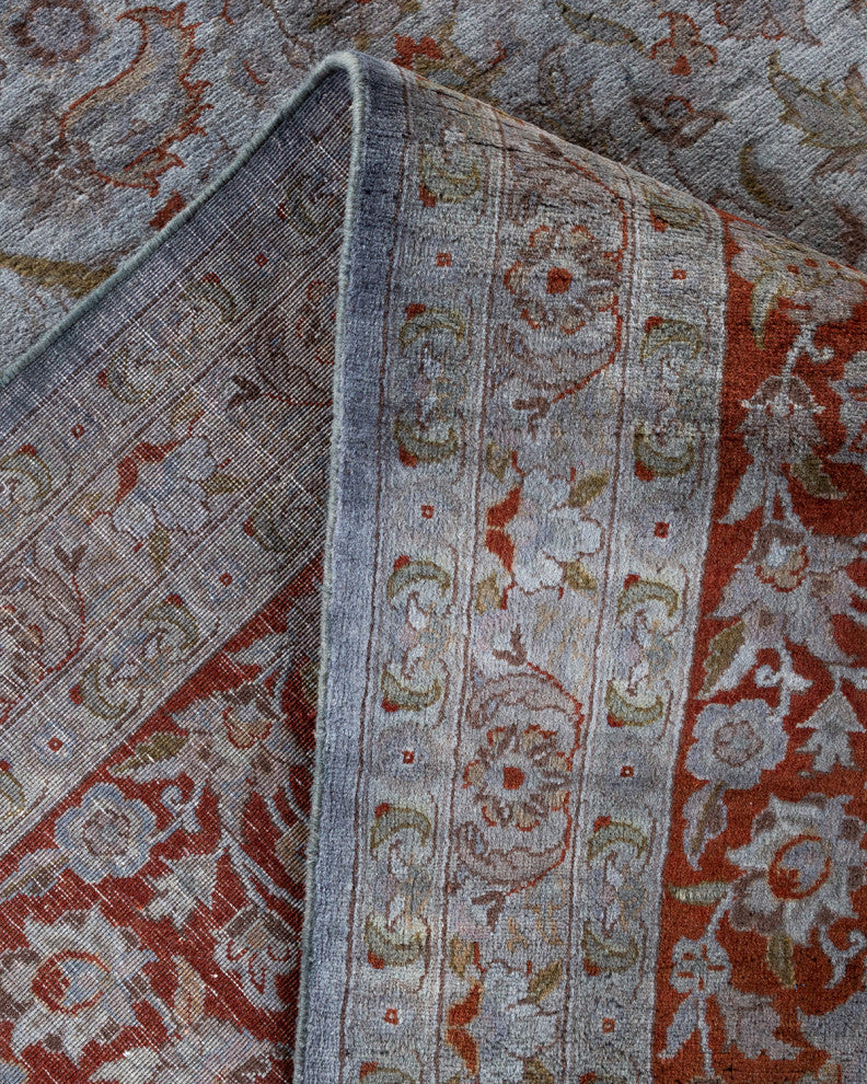 Fine Vibrance, One-of-a-Kind Hand-Knotted Area Rug Gray, 10' 1" x 14' 5"