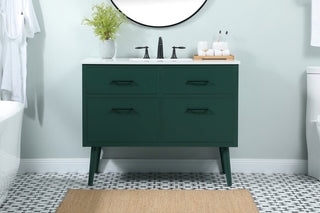 Home Living 42" Bathroom Vanity, Green