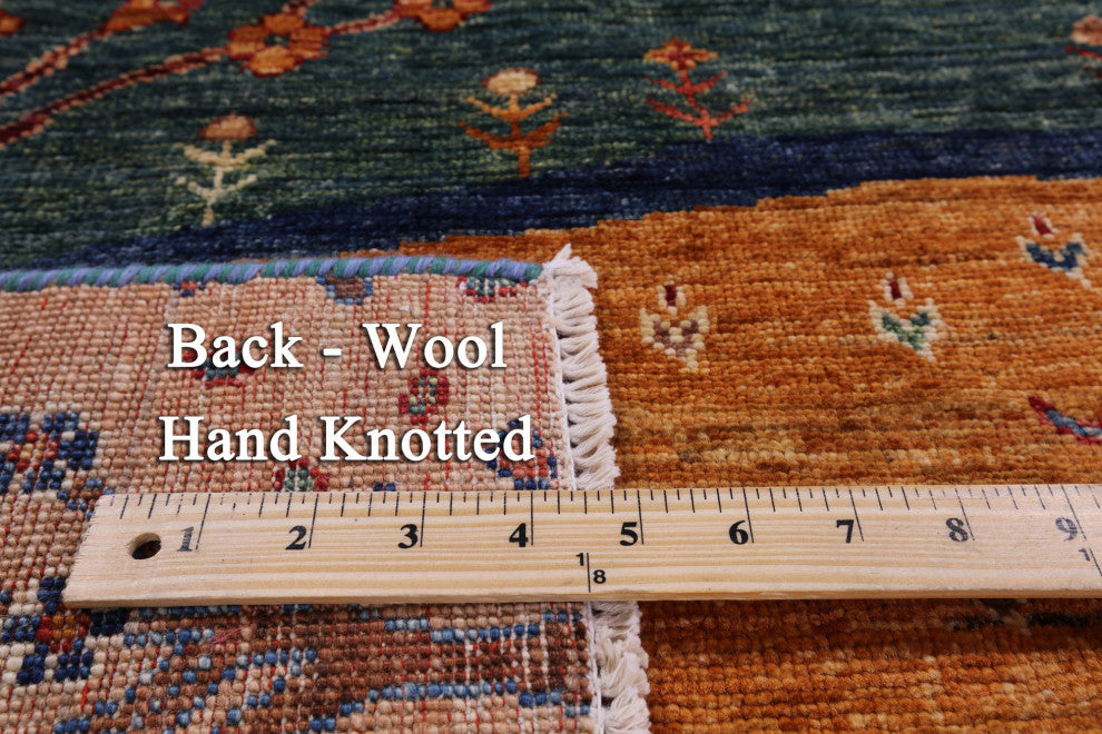 3' 5" X 5' 3" Tribal Persian Gabbeh Handmade Rug Q10722
