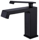 Deck Mounted Single Hole Bathroom Sink Faucet, Matte Black