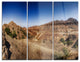 "Hatta Mountains Landscape" Photo Metal Wall Art, 3 Panels, 36"x28"