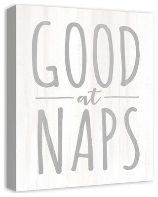 Good At Naps 16x20 Canvas Wall Art