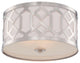 Crystorama Libby Langdon for Jennings 3-Light Polished Nickel Ceiling Mount