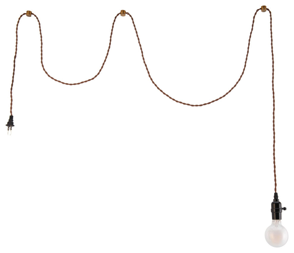 Pendant Ceiling Light Fixture, Steel Metal, Black, Brown, Kitchen LoungeLobby