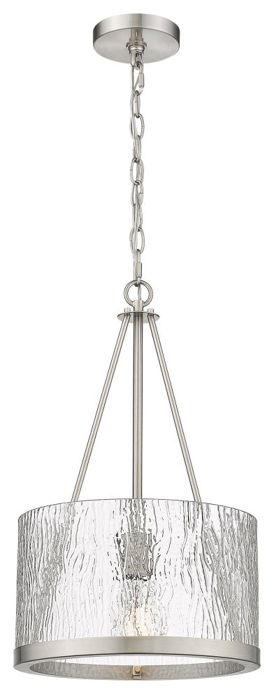 Innovations 383-1S-SN-G383B-12CL-LED 1-Light Mini Pendant, Brushed Satin Nickel