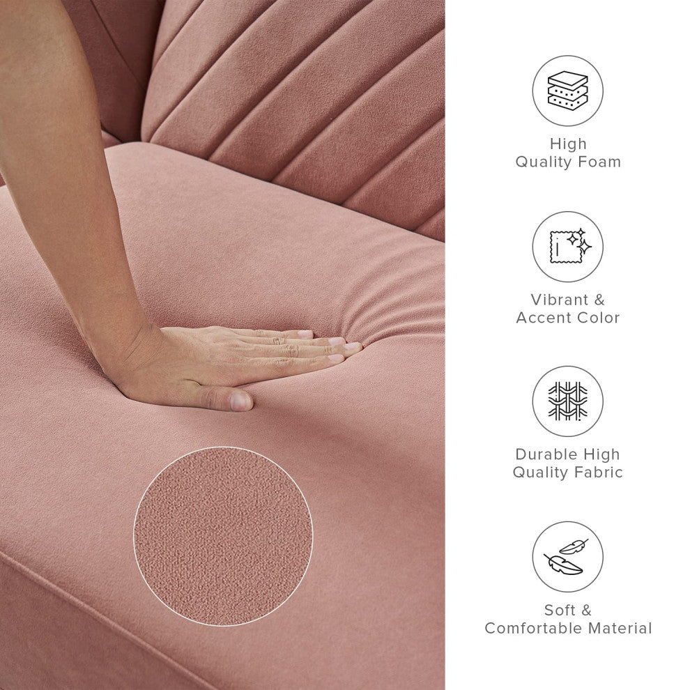 Mopio Chloe Futon Sofa Bed, Convertible Sleeper Sofa Light Gray, Old Rosa