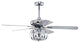 Tamaya 52 in. 3-Light Indoor Chrome Finish Chandelier with Light Kit