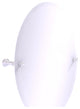 Carolina Frameless Oval Tilt Mirror with Beveled Edge, Polished Chrome