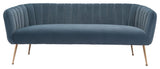 Deco Sofa Gray/Gold