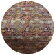 Ahgly Company Indoor Round Mid-Century Modern Area Rugs, 5' Round