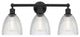 Innovations 616-3W-BK-G382 Castile 3 Light 24" Bath Vanity Light, Matte Black