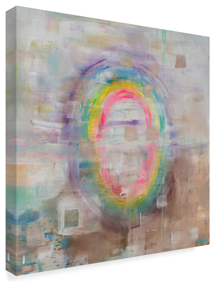 "Rainbow Reflect Mood" by Zwart, Canvas Art