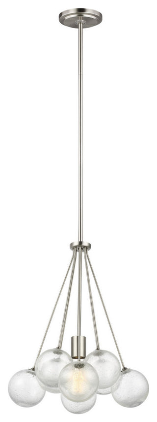 Bronzeville 1-Light Pendant, Brushed Nickel
