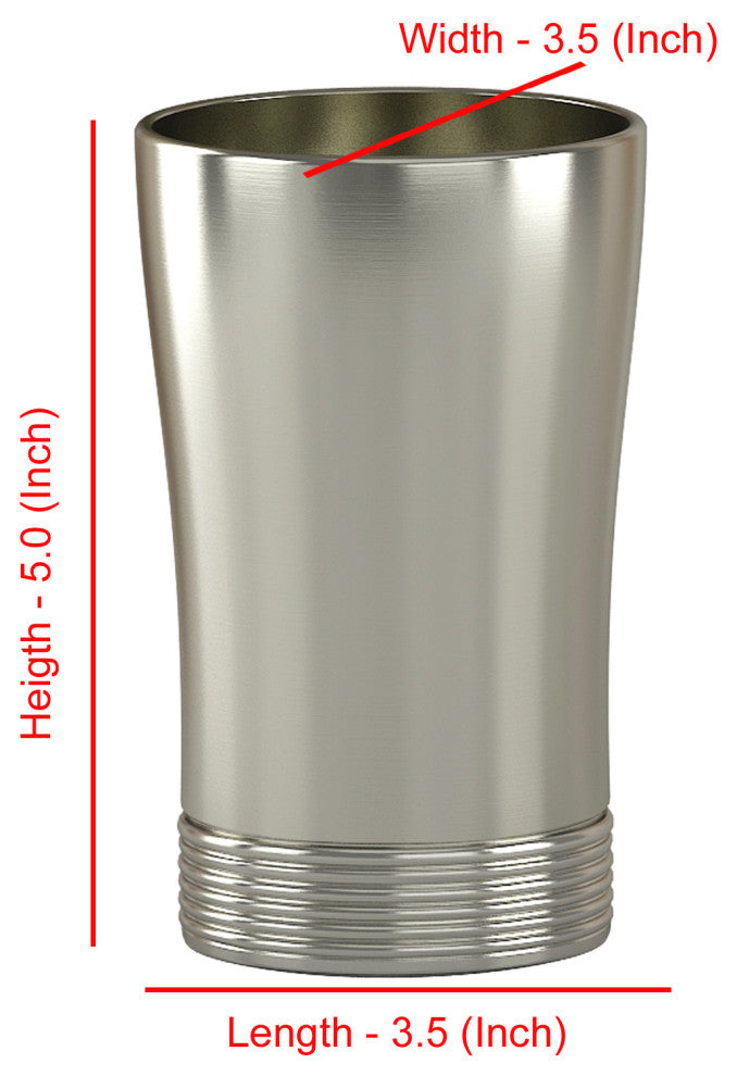 nu steel Special Matte Soap Dish Tumbler and Lotion Pump, 4-Piece Set